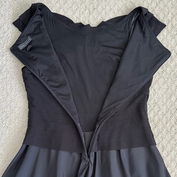 Jessica Howard Black Fit & Flare Formal Cocktail Dress Size 14P Formal Feminine - Picture 9 of 13